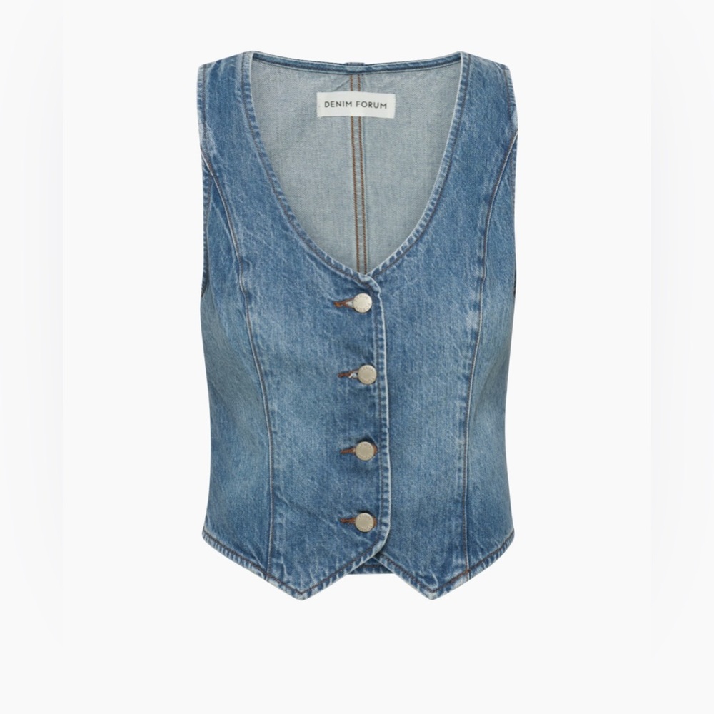 Aritzia denim forum vest 90’s Mia